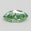 0.61 Ct. Fancy Vivid Green Marquise Lab Grown Diamond