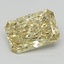 5.01 Ct. Fancy Intense  Yellow Radiant Lab Grown Diamond