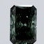 1.11 Ct. Fancy Vivid Green Radiant Lab Grown Diamond