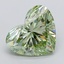 5.10 Ct. Fancy Intense  Green Heart Lab Grown Diamond