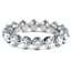 Custom Compass Point Prong Eternity Ring