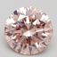 2.01 Ct. Fancy Intense Pink Round Lab Grown Diamond