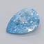 0.51 Ct. Fancy Blue Radiant Lab Grown Diamond