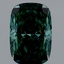 4.03 Ct. Fancy Vivid Green Cushion Lab Grown Diamond