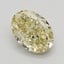 1.26 Ct. Fancy Yellow Oval Lab Grown Diamond