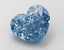 2.18 Ct. Fancy Vivid Blue Heart Lab Grown Diamond