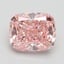 2.10 Ct. Fancy Intense Pink Cushion Lab Grown Diamond
