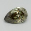 1.01 Ct. Fancy Vivid Green Pear Lab Grown Diamond