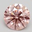 1.70 Ct. Fancy Intense Pink Round Lab Grown Diamond