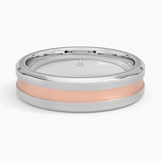 Axel 6mm Wedding Ring in 14K Rose Gold