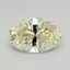 0.68 Ct. Fancy Light Yellow Oval Lab Grown Diamond