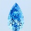 1.0 Ct. Fancy Vivid Blue Pear Lab Grown Diamond