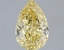 2.09 Ct. Fancy Vivid  Yellow Pear Lab Grown Diamond