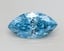 1.24 Ct. Fancy Vivid Blue Marquise Lab Grown Diamond