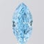 4.20 Ct. Fancy Vivid Blue Marquise Lab Grown Diamond