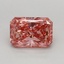 1.20 Ct. Fancy Vivid Pink Radiant Lab Grown Diamond