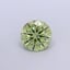 0.98 Ct. Fancy Vivid Green Round Lab Grown Diamond