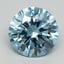 3.02 Ct. Fancy Vivid Blue Round Lab Grown Diamond
