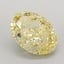 2.61 Ct. Fancy Intense Yellow Oval Lab Grown Diamond