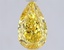 1.08 Ct. Fancy Vivid Yellow Yellow Pear Lab Grown Diamond