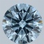 3.29 Ct. Fancy Vivid Blue Round Lab Grown Diamond