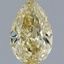 1.56 Ct. Fancy Intense Yellow Pear Lab Grown Diamond