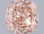 2.50 Ct. Fancy Vivid Pink Cushion Lab Grown Diamond