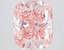 7.62 Ct. Fancy Vivid Pink Cushion Lab Grown Diamond