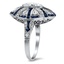 The Cuthbert Ring, smalltop view on a hand