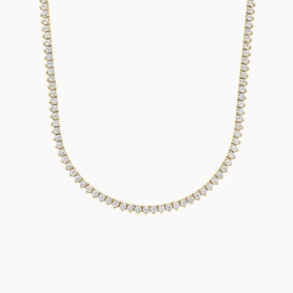 16 in. Perfect Three-Prong Lab Diamond Tennis Necklace (5 ct. tw.)