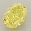 2.03 Ct. Fancy Vivid  Yellow Oval Lab Grown Diamond