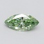 1.01 Ct. Fancy Vivid Green Marquise Lab Grown Diamond