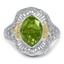 Edwardian Peridot Cocktail Ring