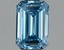 1.10 Ct. Fancy Vivid  Blue Emerald Lab Grown Diamond