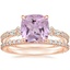 14K Rose Gold Primrose Diamond Ring with Luxe Sonora Diamond Ring (1/4 ct. tw.)