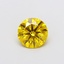 1.43 Ct. Fancy Vivid  Yellow Round Lab Grown Diamond