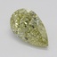 1.01 Ct. Fancy Brownish Greenish Yellow Pear Diamond