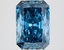 2.51 Ct. Fancy Vivid Blue Radiant Lab Grown Diamond