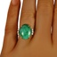 The Sajah Ring, smallzoomed in top view on a hand
