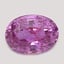 7.4x5.4mm  Pink  Oval   Sapphire
