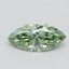 0.70 Ct. Fancy Vivid Green Marquise Lab Grown Diamond