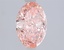 1.79 Ct. Fancy Vivid Pinkish Pink Oval Lab Grown Diamond