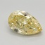1.22 Ct. Fancy Intense Yellow Pear Lab Grown Diamond