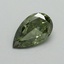 0.49 Ct. Fancy Vivid Green Pear Lab Grown Diamond