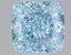 2.10 Ct. Fancy Vivid Blue Cushion Lab Grown Diamond