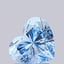 1.35 Ct. Fancy Vivid  Blue Heart Lab Grown Diamond