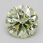 1.07 Ct. Fancy Intense  Green Round Lab Grown Diamond