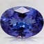 13.7x9.9mm Blue Oval Tanzanite