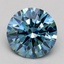 3.01 Ct. Fancy Vivid Blue Round Lab Grown Diamond