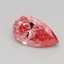 0.37 Ct. Fancy Vivid Pink Pear Lab Grown Diamond